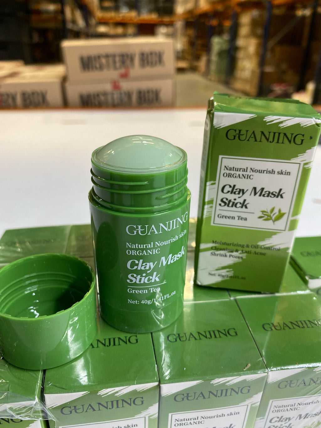 Resultado de la limpieza profunda con la mascarilla de té verde Lenvorae