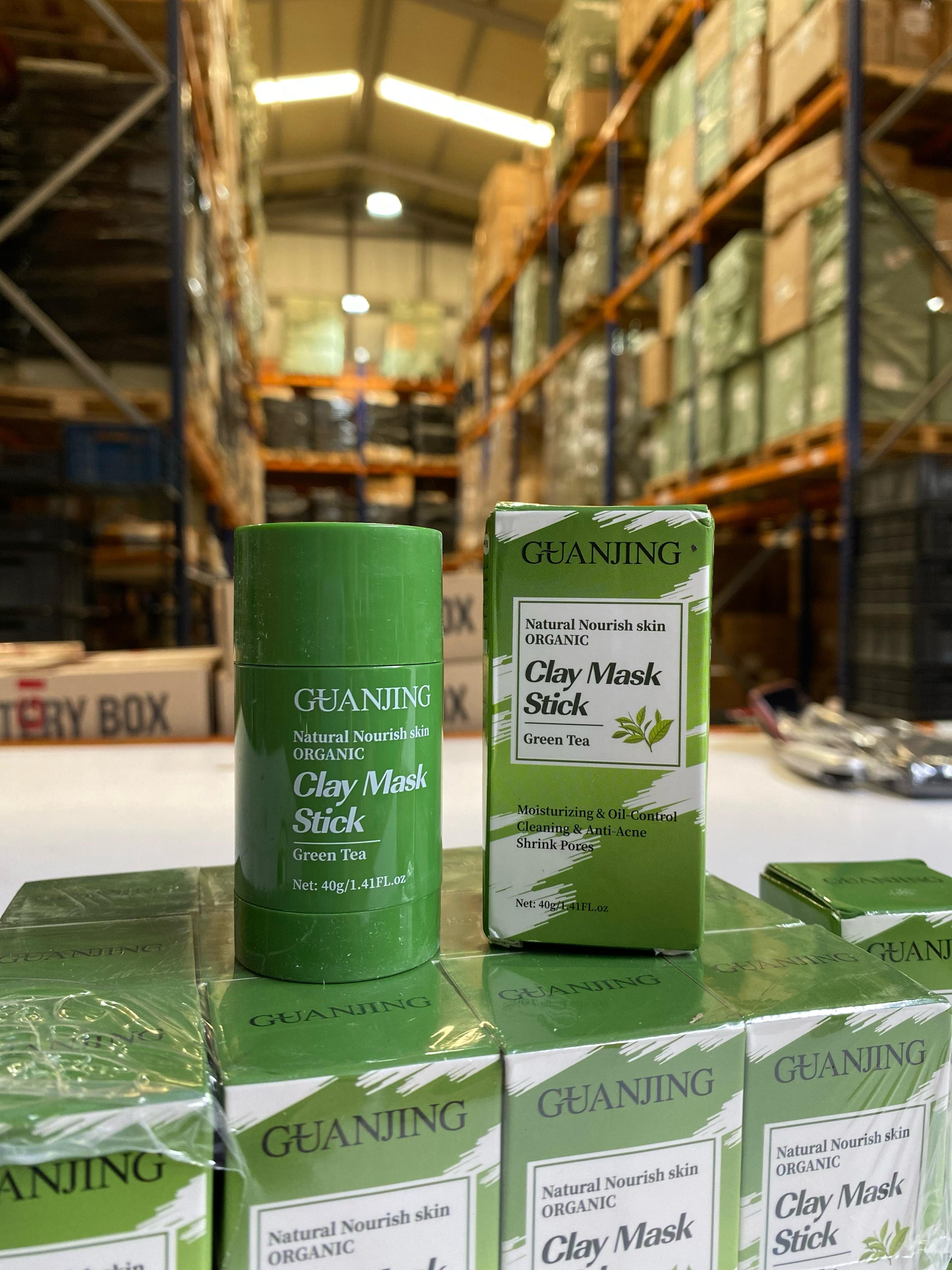 Envase de 40 g de la mascarilla purificante de té verde Lenvorae